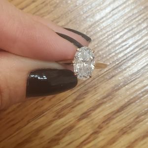 Rose Gold 1.56 Carat Lab Diamond
